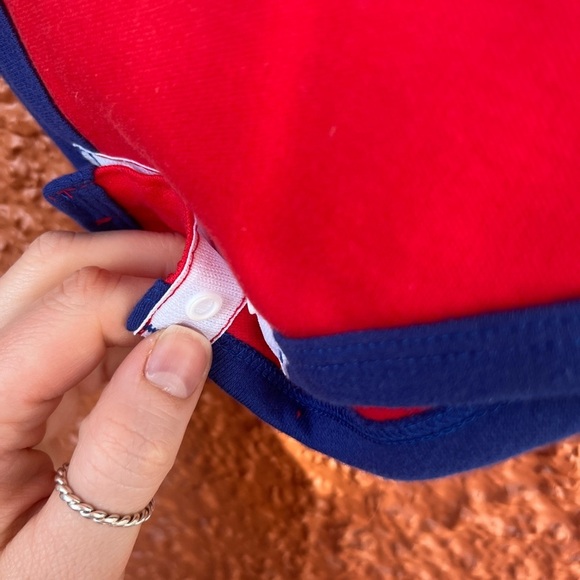 NBA Philadelphia 76ers 18 month One Piece Body Suit - Girls Blue/Red - Picture 2 of 4